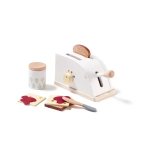 Kids Concept - Houten Brood Rooster - Toaster Set - Kid's Hub -  Perfecte Aanvulling op de Speelkeuken