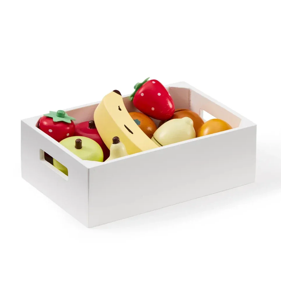 Kids Concept - Houten Kist met Fruit - Kid's Hub - Perfecte Aanvulling op het Keukenspel – Image 2