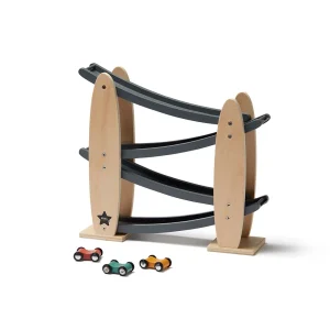 Kids Concept - Houten Racebaan Autobaan - Natural Grijs - Aiden