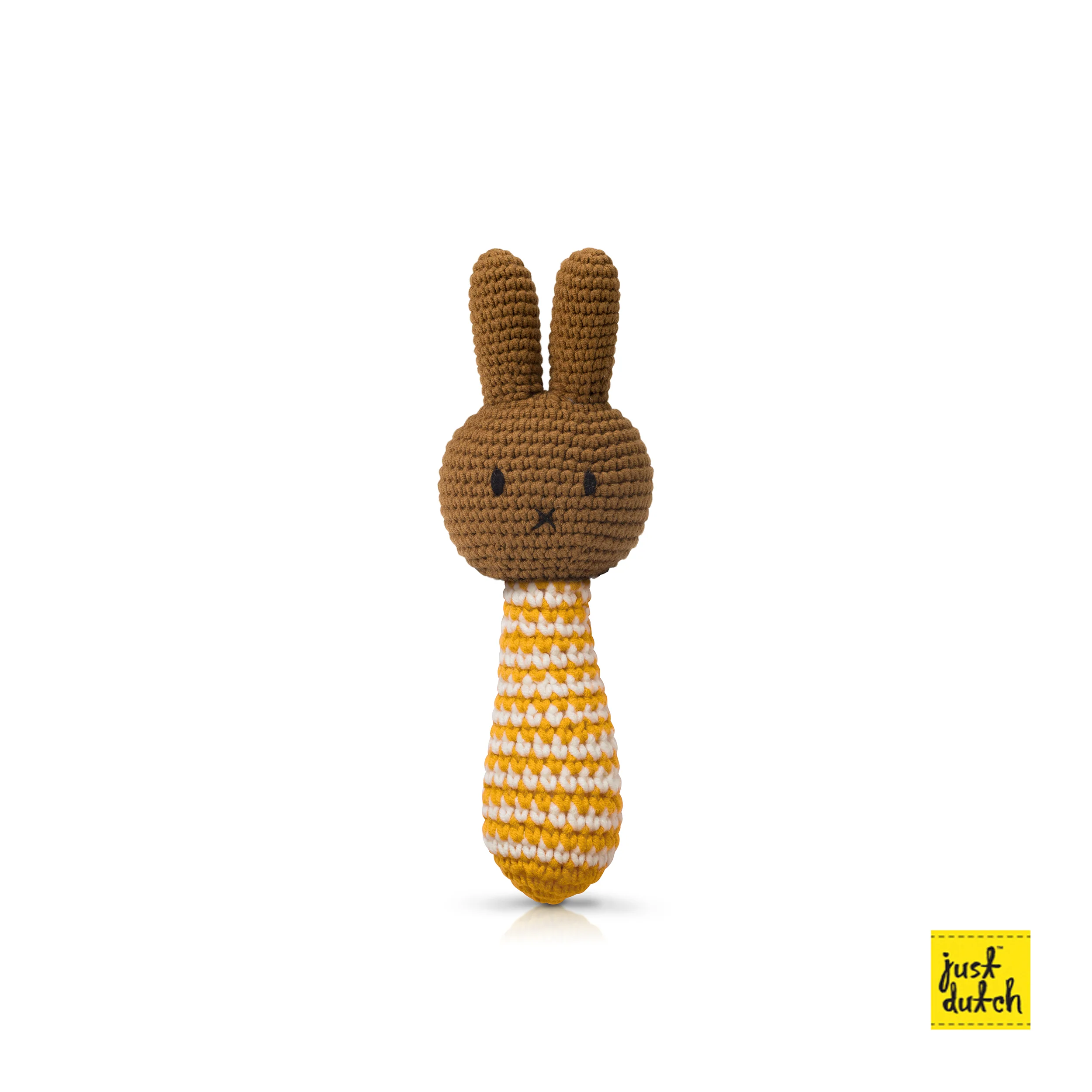 Just Dutch - Nijntje handmade gestreepte Rammelaar – Image 5