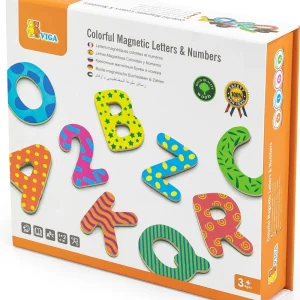 Viga Toys - Magnetische Letters & Nummers 77 stuks