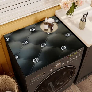 1 pièce, tapis d'égouttoir  imprimé géométrique irrégulier