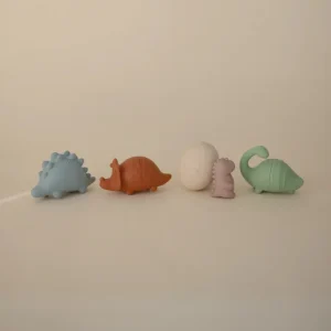 Lot de 4 jouets de bain - Dino | MUSHIE