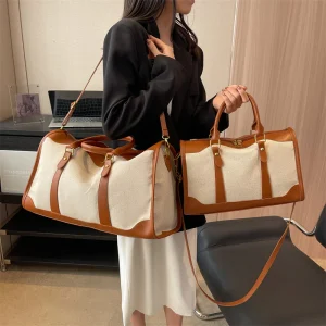 Sac fourre-tout portable grande capacité pour femme, idéal pour les voyages