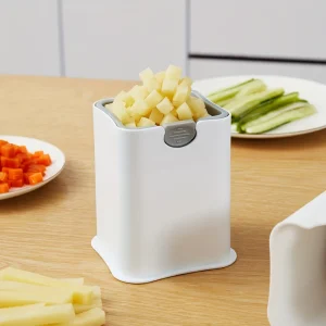 Trancheuse à pommes de terre et coupe-frites en acier inoxydable 49 grilles