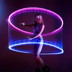 Baguette magique LED rechargeable par USB