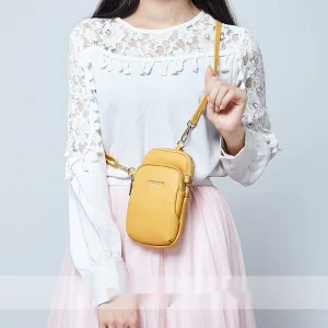 Sac à bandoulière simple et tendance de couleur unie