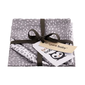 Briljant Baby - Hydrofiele Monddoekjes Minimal Dots (3pack)