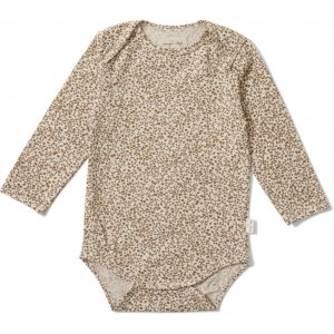 Konges Slojd - Newborn Overslag Romper - Blossem Mist Birk (1 M)