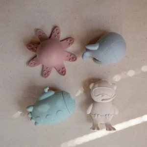 Lot de 4 jouets de bain - Sea Life | MUSHIE