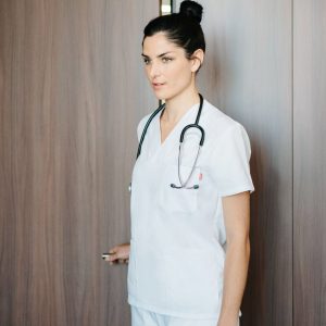 Tunique en coton manches courtes