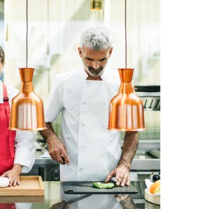 Veste de cuisinier manches courtes