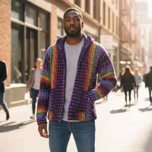 Veste Arco Iris – Violeta