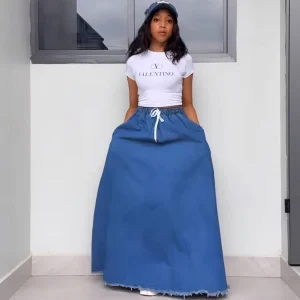 Jupes en jean pour femmes