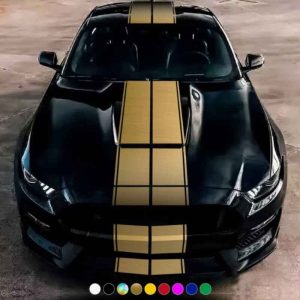 Autocollant universel à 6 bandes pour voiture, lignes parallèles