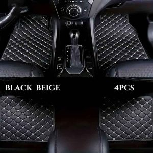 Lot de 4 tapis de sol antidérapants pour voiture