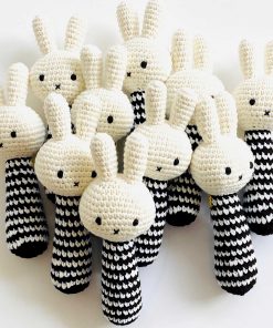 Just Dutch - Nijntje handmade gestreepte Rammelaar – Image 3