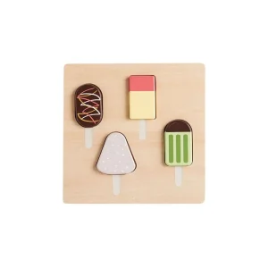 Kids Concept -  Houten inlegpuzzel - IJsjes Bistro