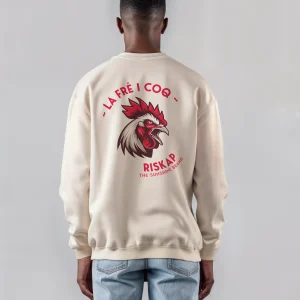 Sweatshirt – La Fré I Coq – Premium – 85% coton bio et 15% polyester recyclé