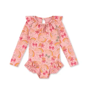 Konges Slojd - Badpak met lange mouwen - Manuca - Rainbow Bow